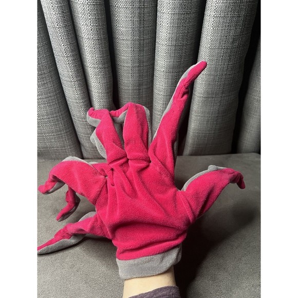 VTG Plush Creations Inc Full Hand Puppet Octopus Gray Pink 1993 Stuffed Animal - Picture 6 of 11